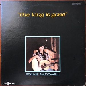 Ronnie McDowell The King Is Gone Vinyl Album '77